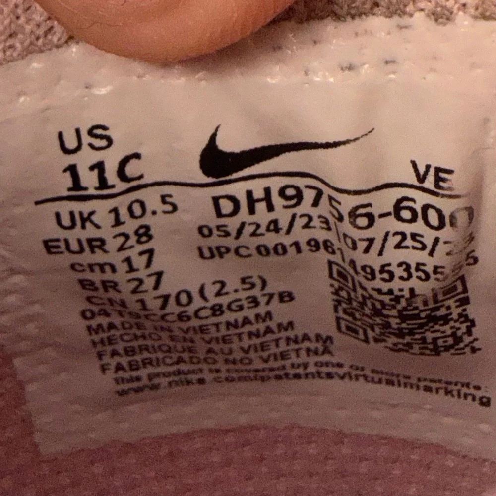 The Nike Dunk Low 'Triple Pink' DH9765-600 Kids Sz 11C